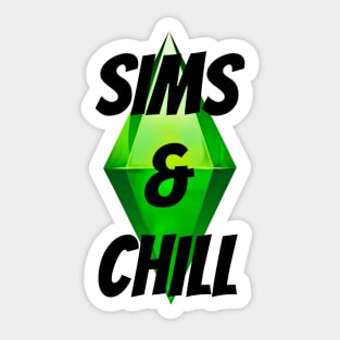 Sims & Chill Sticker